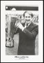 Image of : Photograph of Howard Kendall with Manager of the Year Trophy