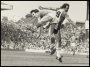 Image of : Photograph - Derek Mountfield of Everton and Frank Worthington of Southampton in action