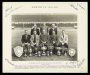 Image of : Photograph - Everton F.C. Officials and Trainers, F. Blundell, W. Borthwick, G. Thompson, S. J. Bentham, H. E. Cooke, H. R. Pickering, C. Leyfield and T. G. Watson