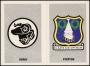 Image of : Trading Card - Everton & Derby Team Badge