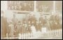 Image of : Postcard - Crowd scene, Cup Tie, Brighton v Everton, Hove 1913