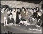 Image of : Photograph - Sir John Moores, CBE, and Harry Catterick with the Everton F.C. team
