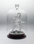 Image of : Glass Figurine - footballer and ball