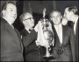 Image of : Photograph - Dixie Dean Tommy Lawton, Alex Young and Sir John Moores, CBE