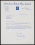 Image of : Letter from Chesterfield F.C. to Everton F.C.