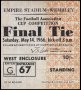 Image of : F.A. Cup Ticket - Everton v Sheffield Wednesday