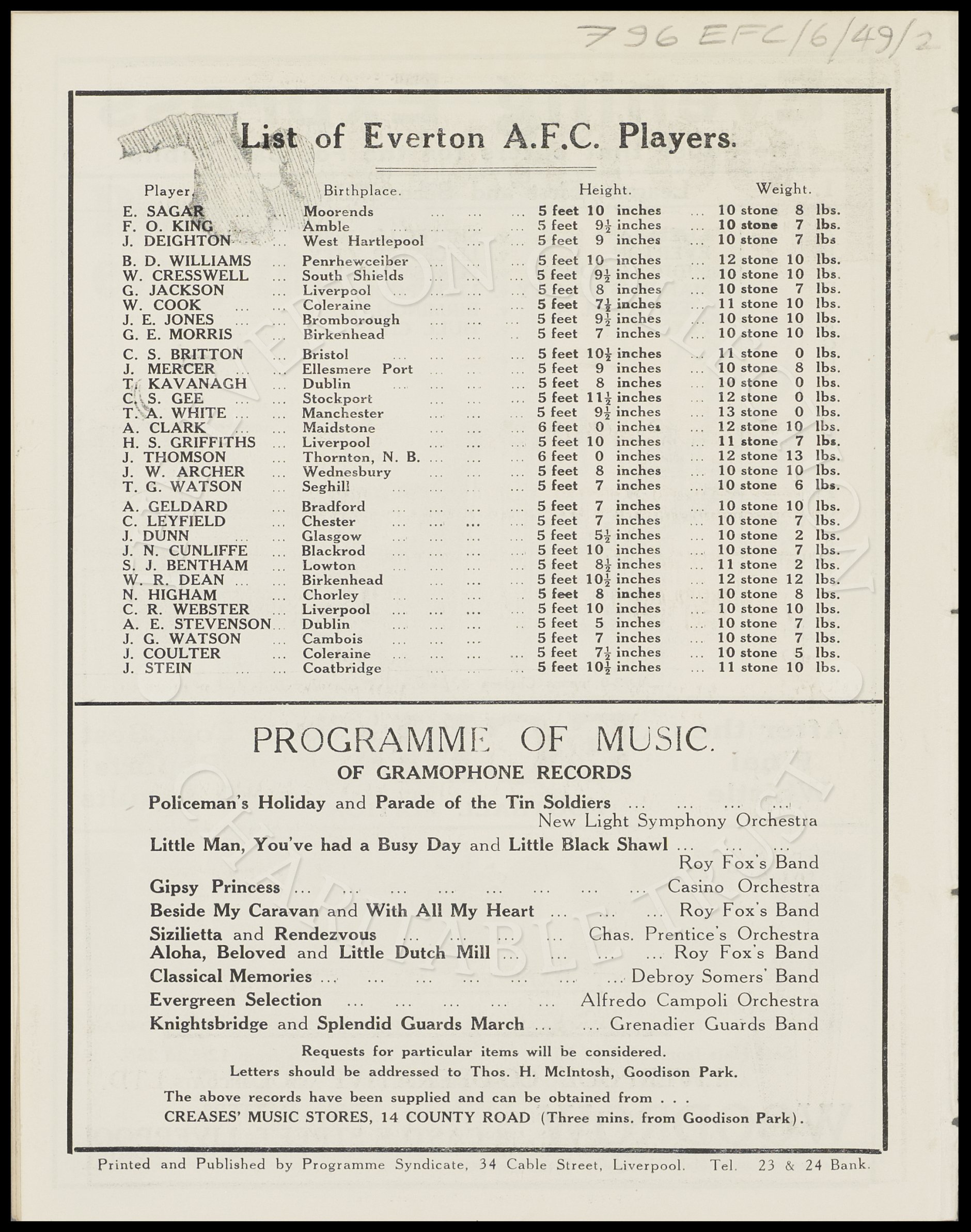 Programme