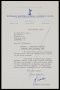 Image of : Letter from Tottenham Hotspur F.A.C. to Everton F.C.