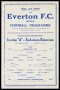 Image of : Programme - Everton 'A' v Earlestown Bohemians