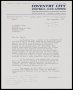 Image of : Letter from Coventry City F.C. to Everton F.C.