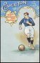 Image of : Postcard - Coloured illustration of Everton football player