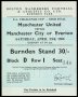 Image of : F.A. Cup Ticket - Manchester United v Everton