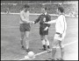 Image of : Photograph - Brian Labone shaking hands with the referee