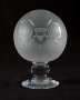 Image of : Glass Football - commemorating Everton F.C.'s first visit to Oxford United