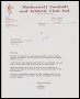 Image of : Letter from Motherwell F.A.C. to Everton F.C.