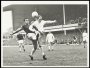 Image of : Photograph - Ray Wilson tackle at away game. Alex Young in background.