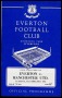 Image of : Programme - Everton v Manchester United