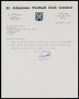 Image of : Letter from St Johnstone F.C. to Everton F.C.