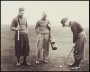 Image of : Photograph - Everton players playing golf including Warney Cresswell