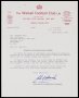 Image of : Letter from The Walsall F.C. to Everton F.C.