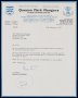 Image of : Letter from Queens Park Rangers F.A.C. to Everton F.C.